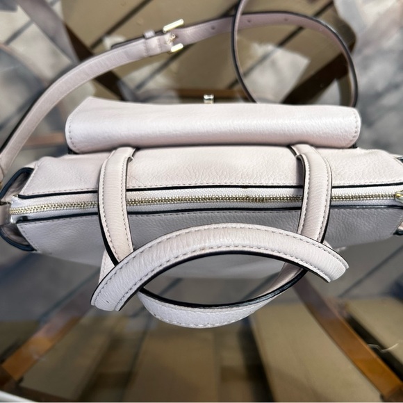 Kate Spade New York Tusk Color Meghan Long Strap Satchel with Front Pocket - Picture 4 of 16